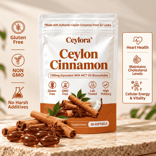 Ceylon Cinnamon 7200mg equivalent with MCT Oil